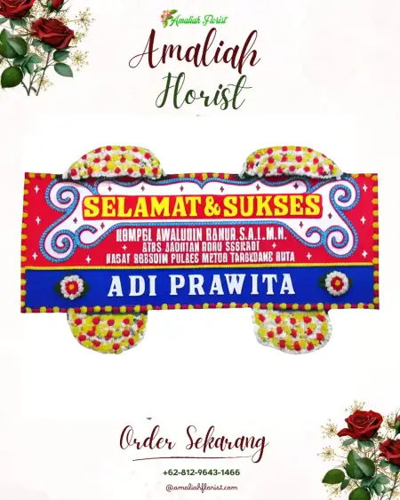 Papan Bunga Ucapan Selamat Banyuke Hulu
